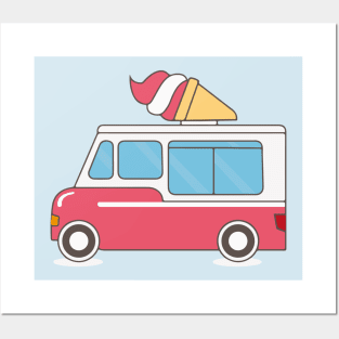 Ice Cream Van Posters and Art